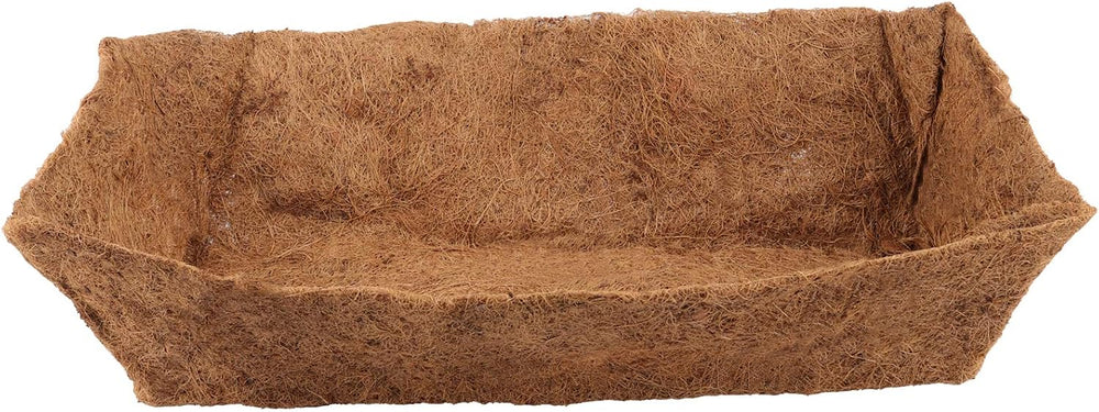 HOZEON 6 PCS 24 Inches Coco Liner, Natural Coco Fiber Replacement Liner, Coco...