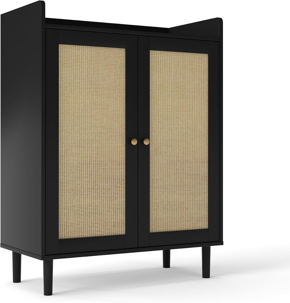 Shoe Rack,Shoe Storage,Rattan Shoe Cabinet for Entryway,Shoe Storage Cabinet ...