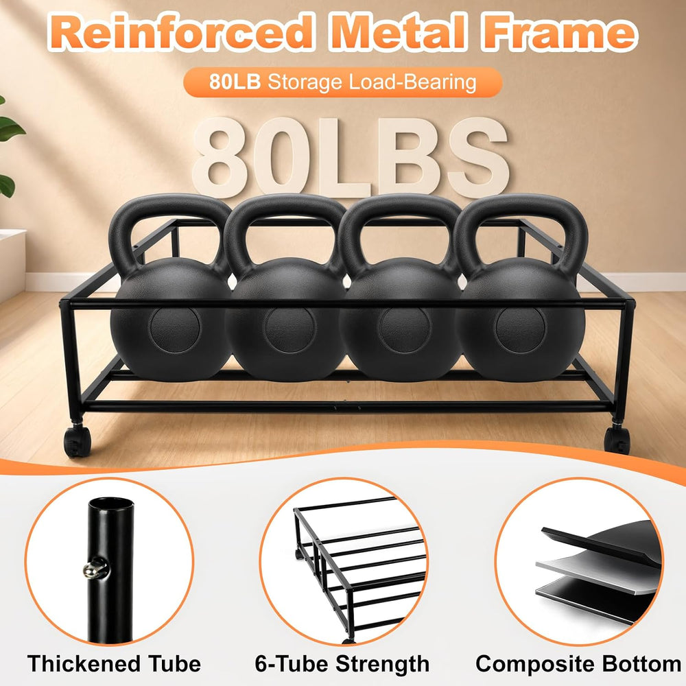 100L Extra Large Under Bed Storage with Wheels, 9.5" Extra Tall Storage Box