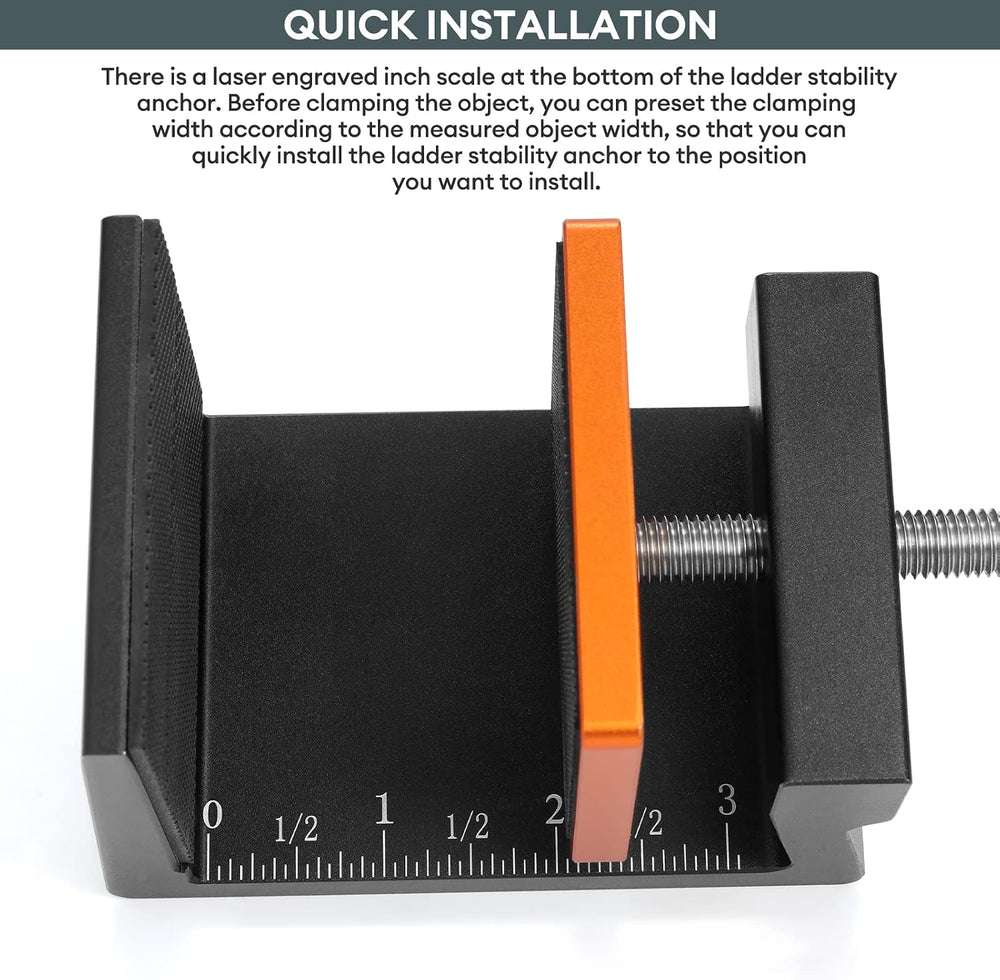 Aluminum Roof Fall Protection System with 2FT & 3FT Ladder Safety Harnesses