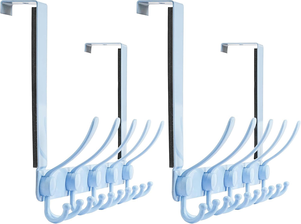Dseap Over The Door Hook Hanger - Fits 1 3/8" to 1 3/4" Standard Do...