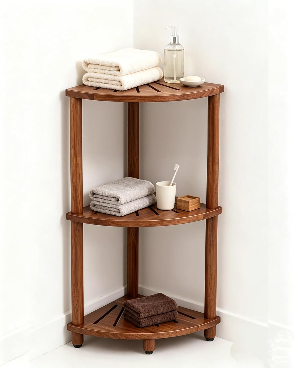 Corner Shelf Shower Caddy Stand 3 Tier