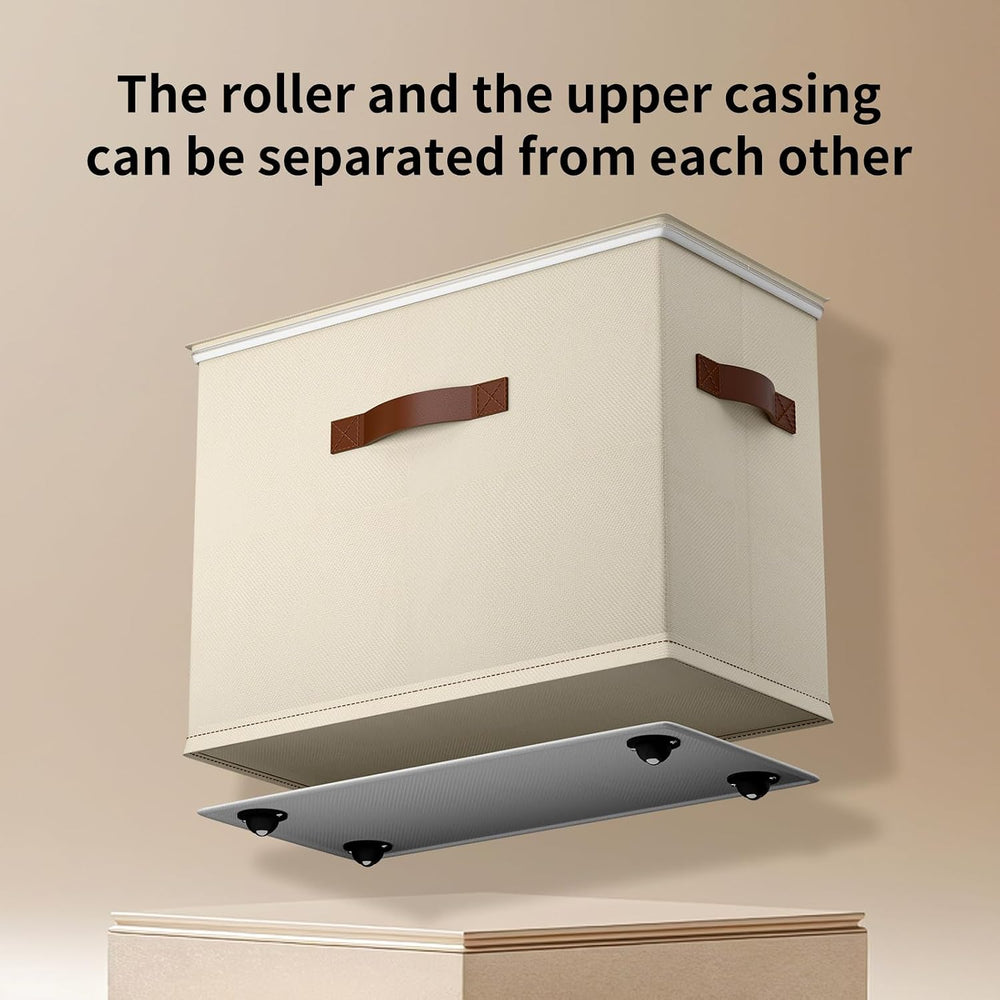 2 Pack Shoe storage Organizer for closet with wheels,No Assemble Required Sho...