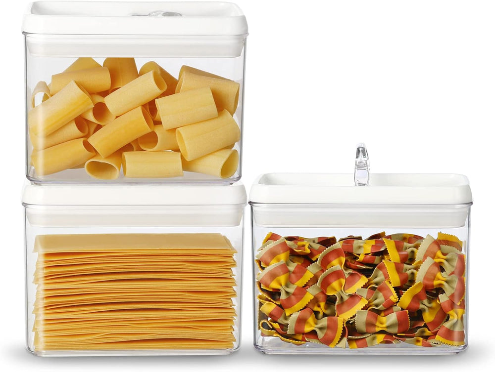 Felli Flip Tite Storage Container with Lid 4” RECTANGULAR Airtight Ring Flip ...