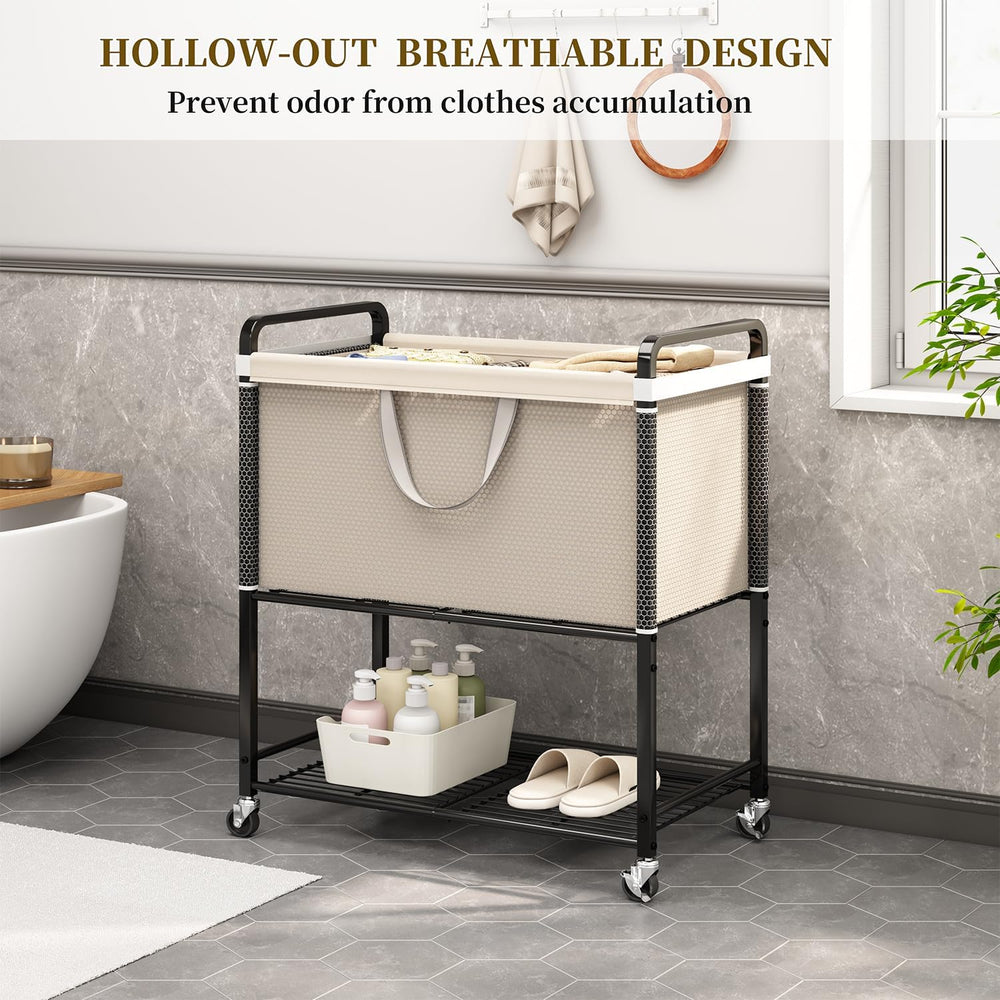 Laundry Hamper cart with wheels: