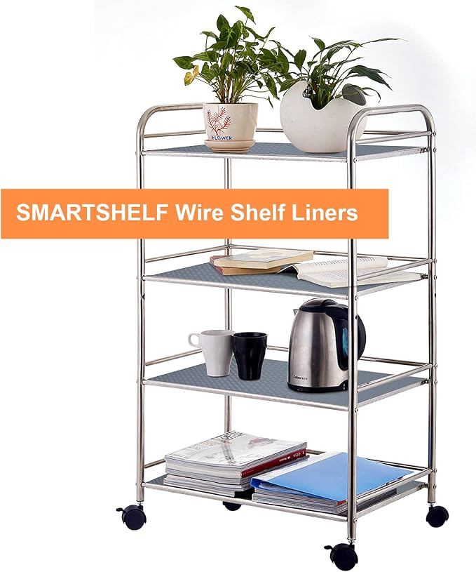 Shelf Liners for Kitchen Cabinets Refrigerator Liners Waterproof & Oil-Proof