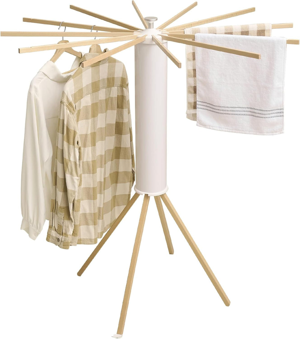 JOOM Four Legs Clothes Drying Rack, Garment Rack Portable and Foldable Space ...