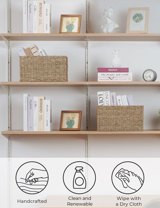 StorageWorks Wicker Storage Basket (2-Pack)