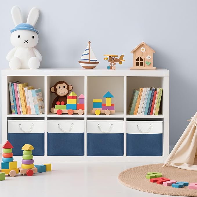 13x13 Inch Cube Storage Bins (6 Pack)