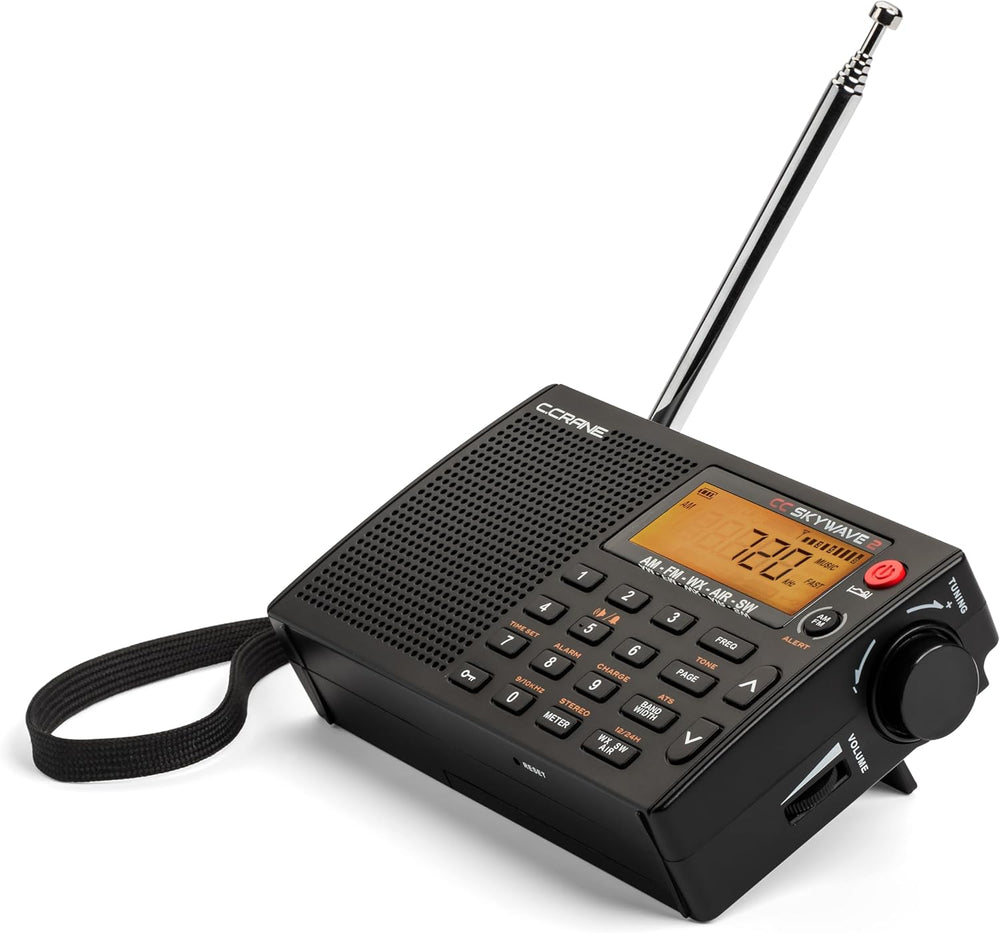 C. Crane CC Skywave 2 AM, FM, Shortwave, NOAA Weather + Alert, VHF Aviation B...