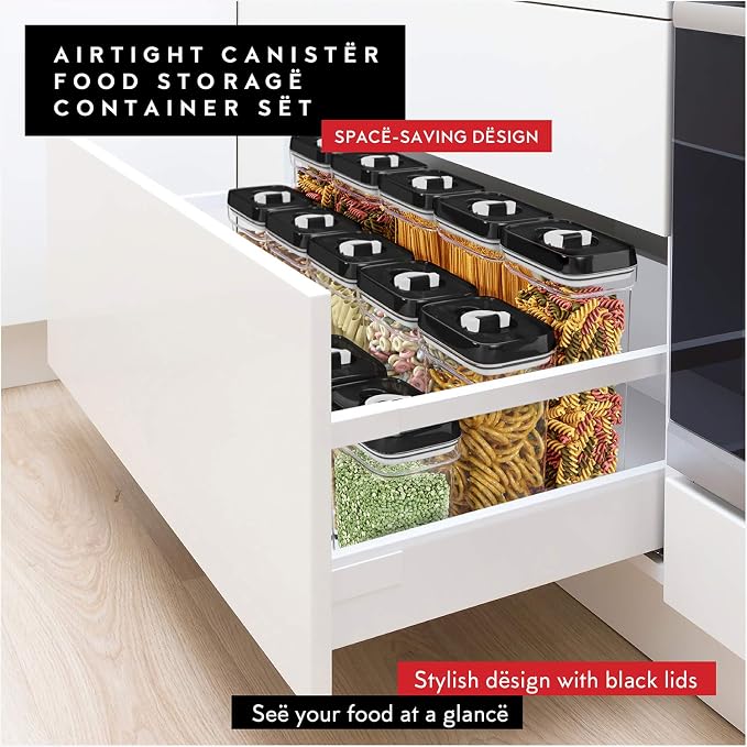 DWËLLZA KITCHEN Airtight Food Storage Containers (6 Piece)