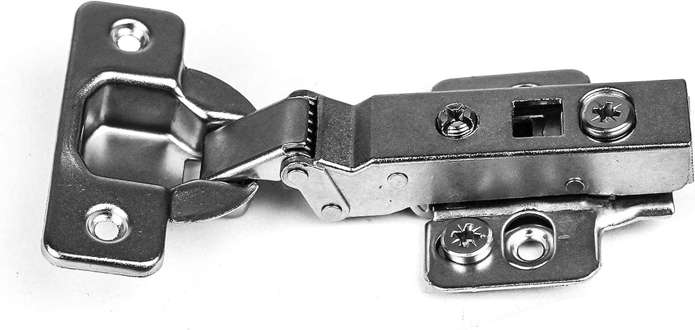 Berta 10-Pack Frameless Soft-Close Cabinet Hinges, 3D Adjustable Clip-On with...