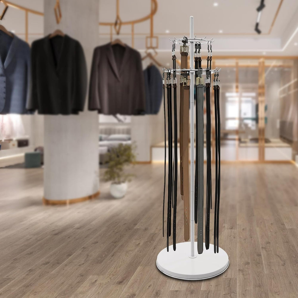 Floor Standing Belt Display Rack , 66in Height Display Stands for Belts