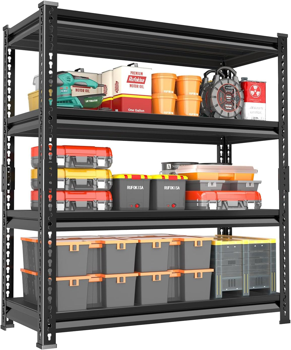48" W Garage Shelving Heavy Duty，2000LBS Loads Adjustable Garage Storage...