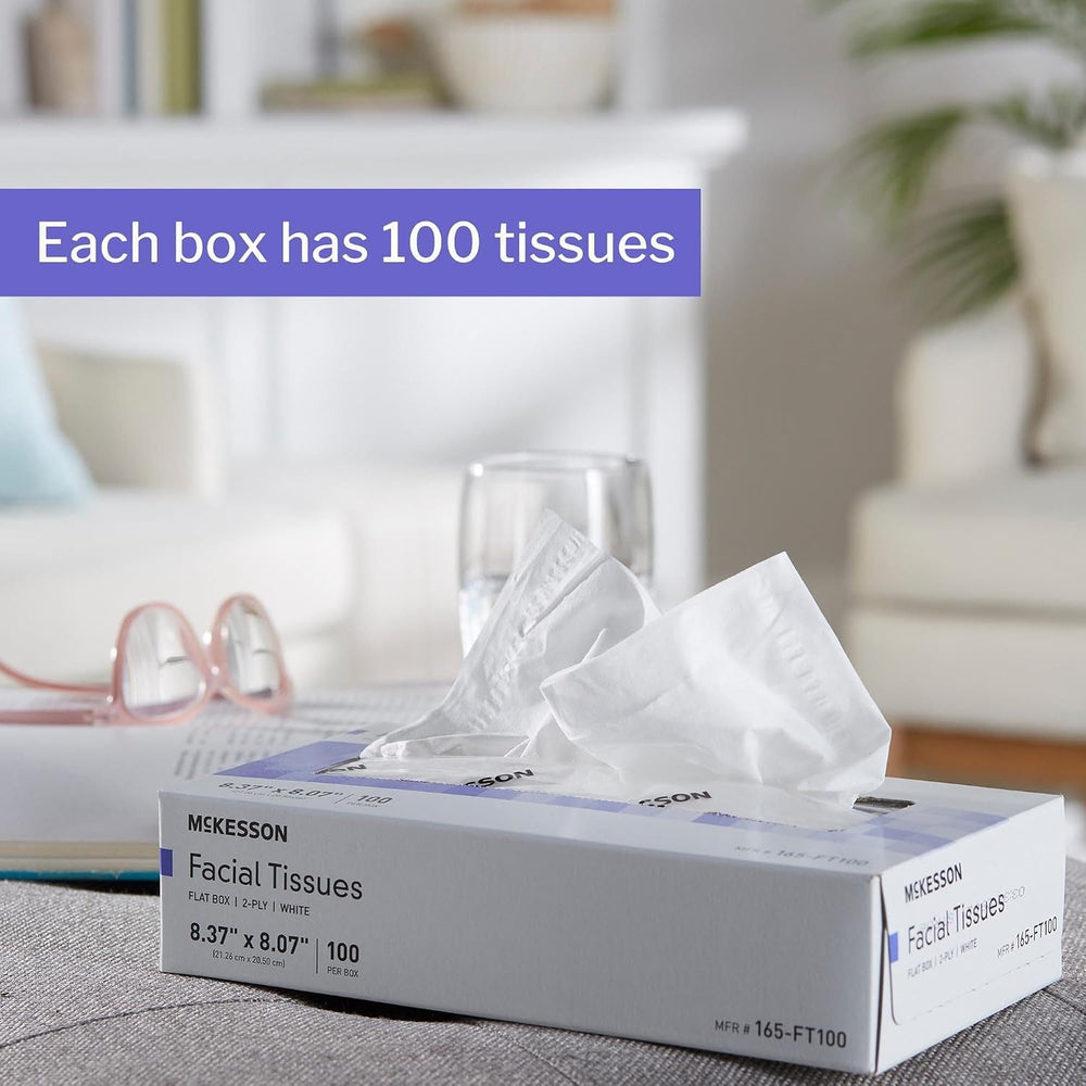 McKesson Facial Tissues Boxes Bulk Tissue, 3000 ct, 100 per Pack