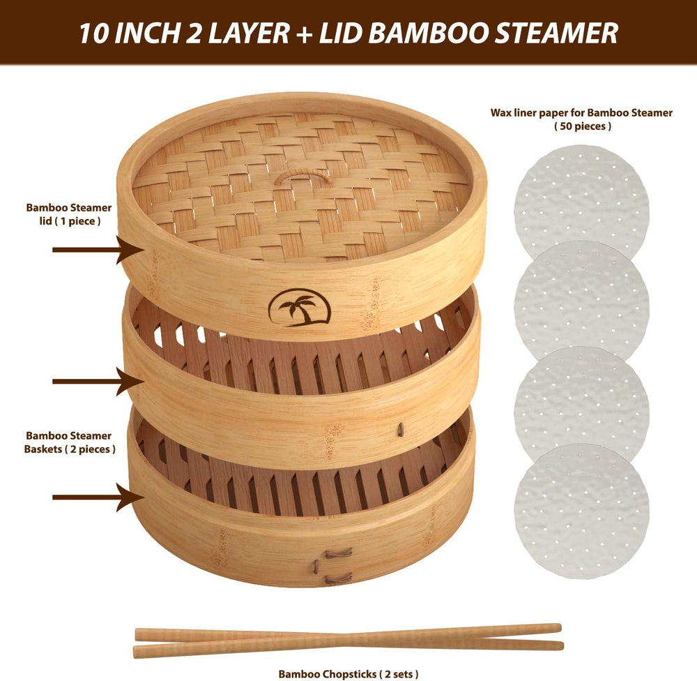 2-Tier Steamer & Steamer Ring Bundle – Double the Efficiency, Double the ...