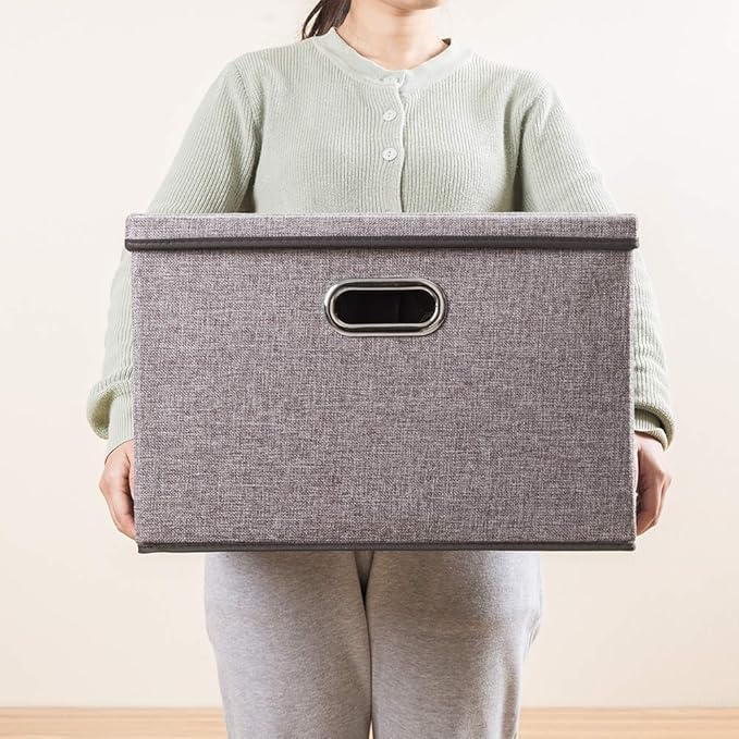 PRANDOM Large Collapsible Storage Containers (5-Pack)