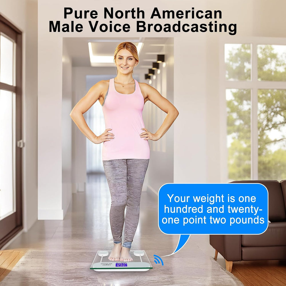 Talking Scales for Body Weight with Pure North American Male Voice,Highly Acc...