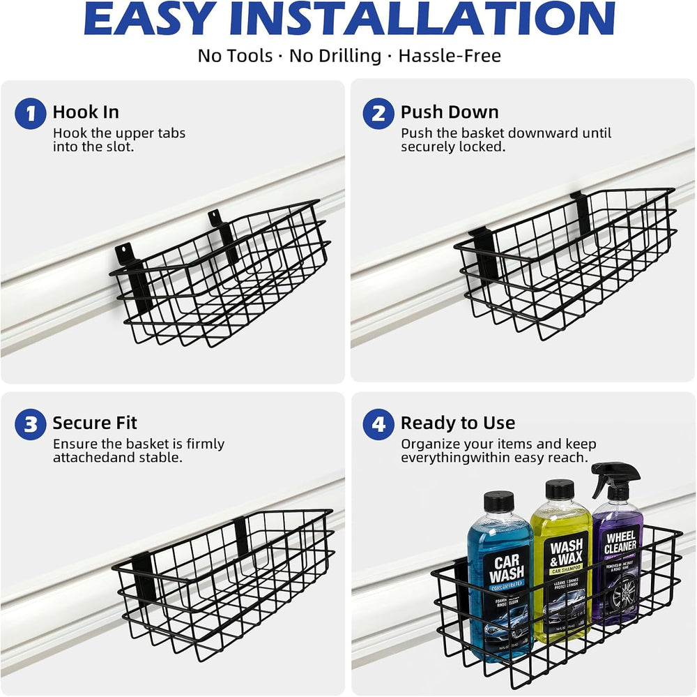 Basket Set Compatible with Gladiator GearWall & GearTrack Storage, Heavy-...