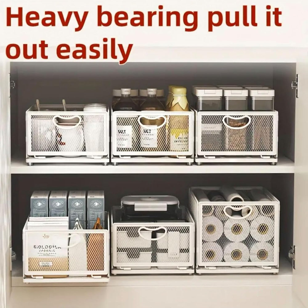 1 Pack Pull out Cabinet Organizer with Sliding Drawer,9.6"W x15.7"D...