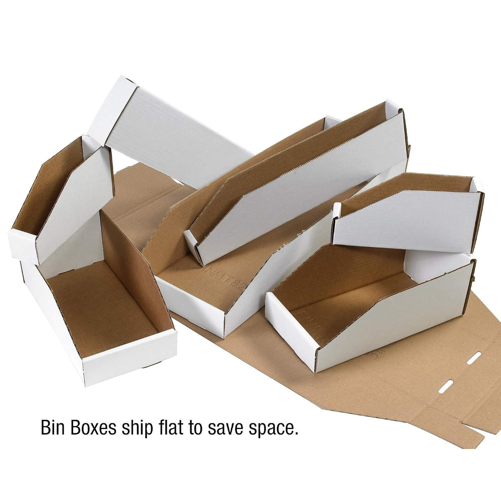 Box USA Storage Bins, 10x12x8 Inch, Medium, 25-Pack