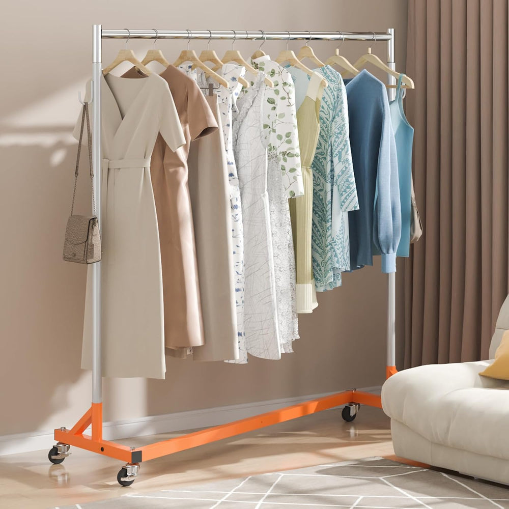 VEVOR Z Rack, 300 lbs Industrial Grade Z Base Garment Rack, 24" x 63&quo...