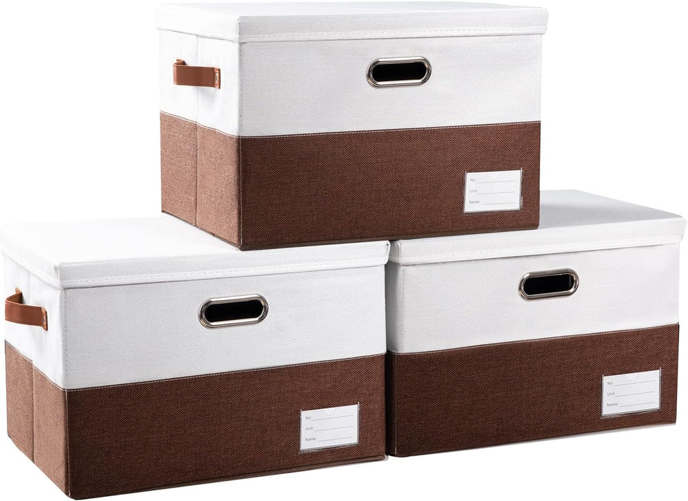 PRANDOM Foldable Storage Bins (3-Pack)