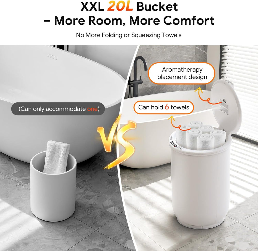 Towel Warmer, Luxury Towel Warmers for Bathroom, Large Blanket Heater Bucket,...