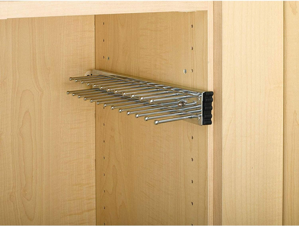 Rev-A-Shelf Sliding Tie & Belt Rack for Closets, Min Opening 2.5"W, ...