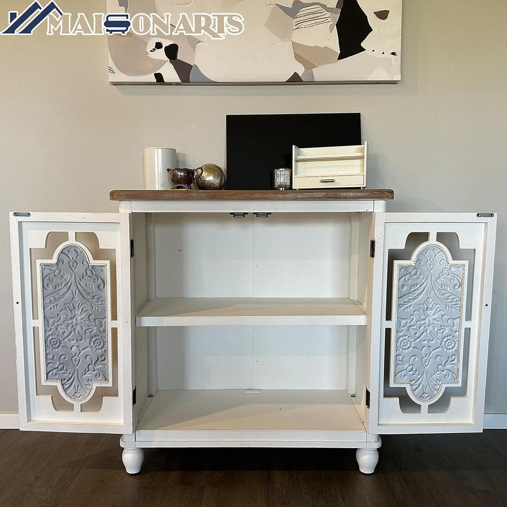 MAISON ARTS Accent Cabinet with Doors, Entryway Storage Buffet Cabinets