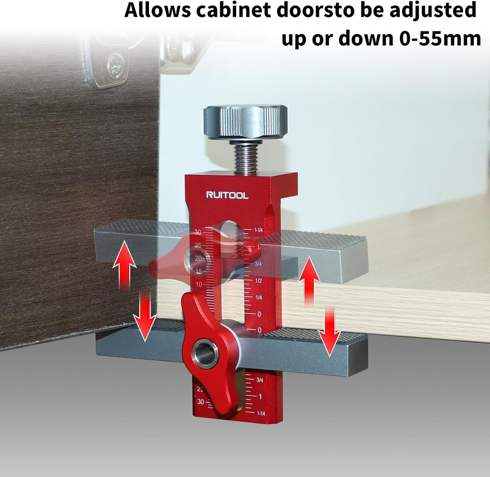 RUITOOL 2-in-1 Cabinet Door Mounting Jig for Frameless Cabinets Only