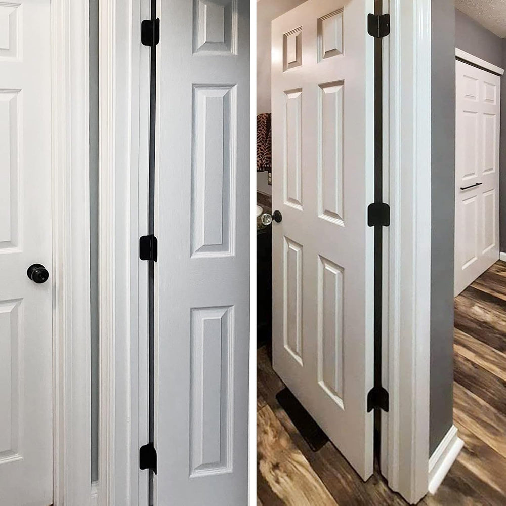 TDCHINGES Rounded Matte Black Door Hinges 3.5 Inch 5/8" Radius Flat 30 Pack