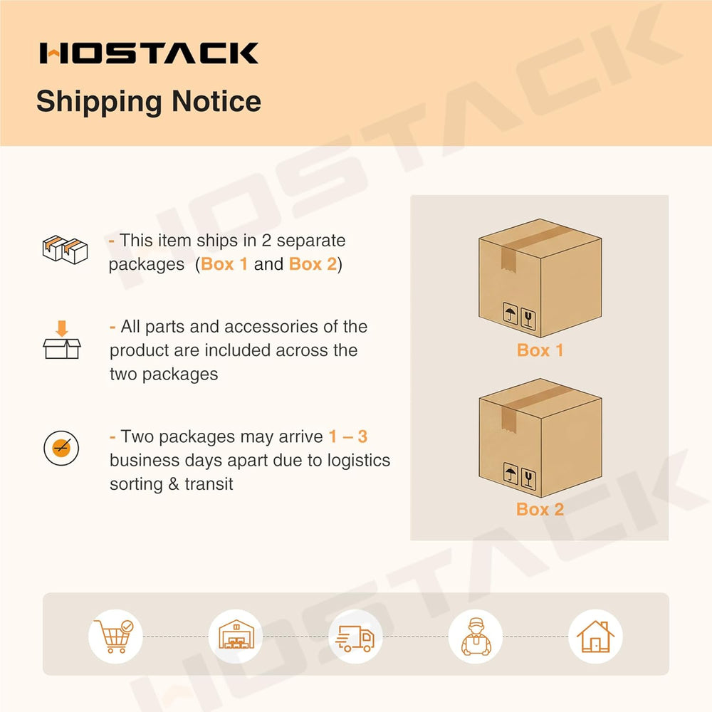 HOSTACK 55" W Kitchen Pantry Storage Cabinet, 72" Tall Hutch Cabine...