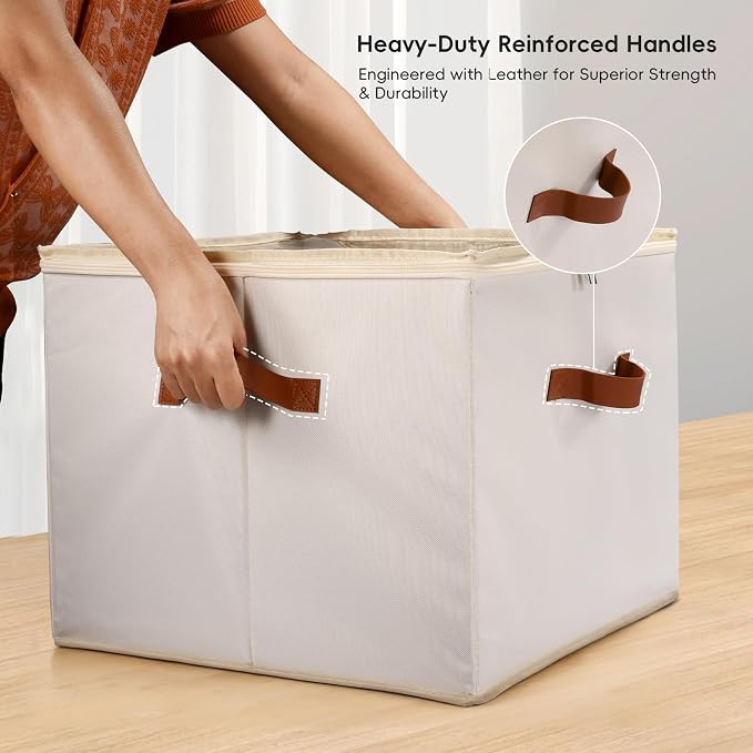 Shoe Organizer for Closet, 3 Pack Shoe Storage Bins