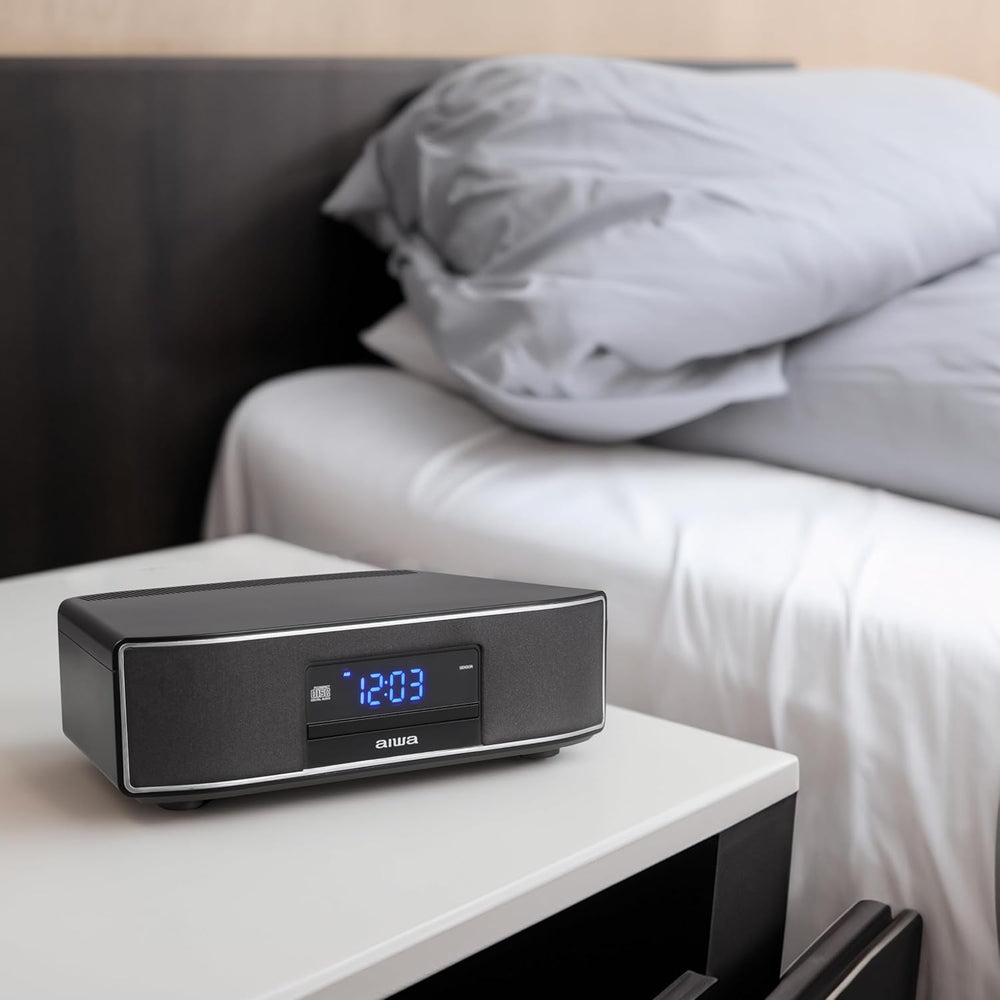 Aiwa - Exos 30W Home Speaker with CD Player, Bluetooth & FM Radio