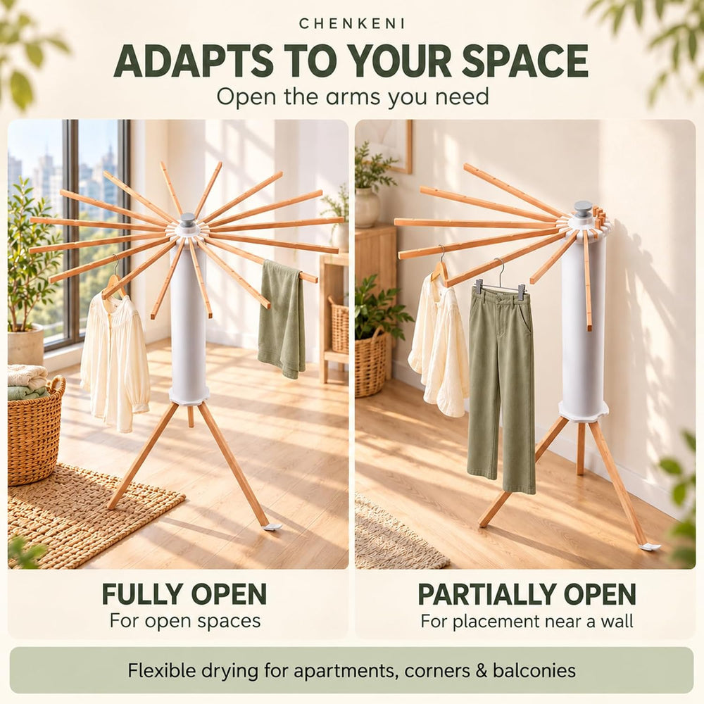 Foldable Clothes Drying Rack, Laundry Drying Rack Collapsible