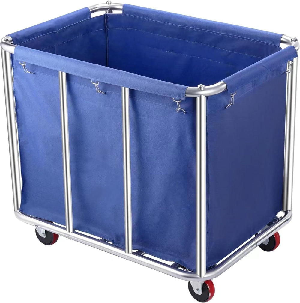 Commercial Laundry Cart with Wheels 470L