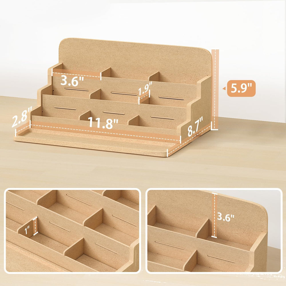 4 Tier Plastic Model Paint Rack - Ink Bottle & Miniature Model Tool Stora...