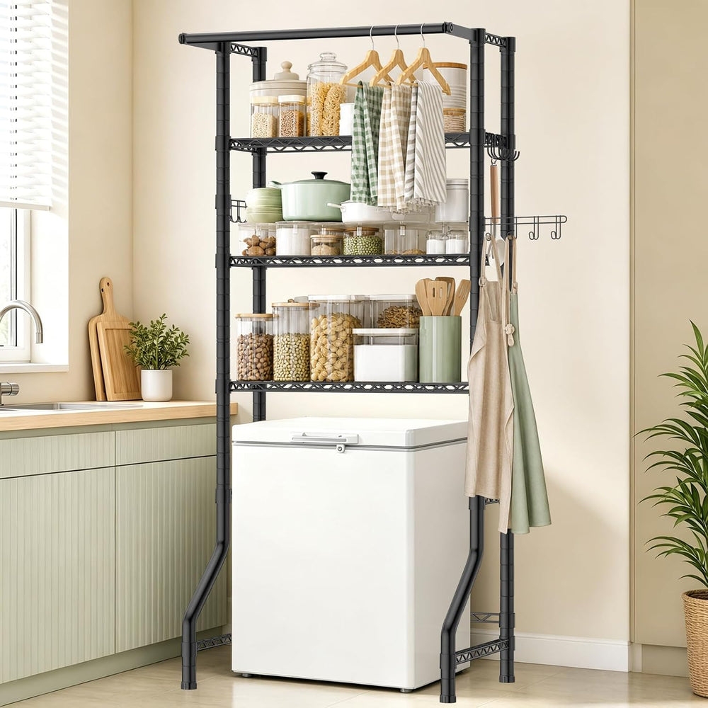 Laundry Room Organizer Over the Washer and Dryer Storage Shelves