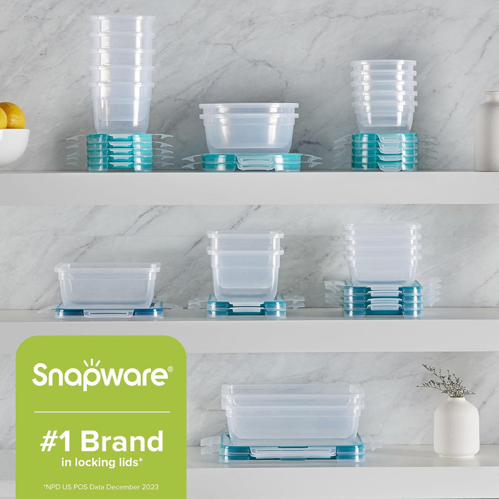 Snapware Plastic Total Solution (21-Pack) Large Food Storage Containers Set