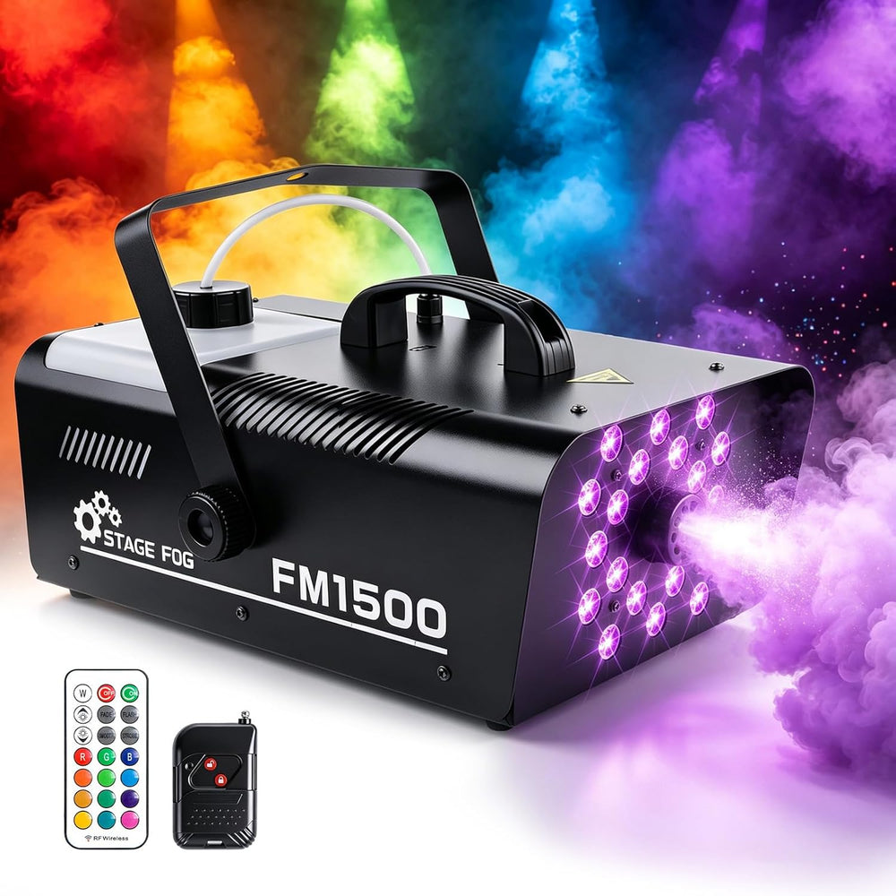 1500W Fog Machine Outdoor Indoor, Halloween Smoke Machine Fog 20000 CFM