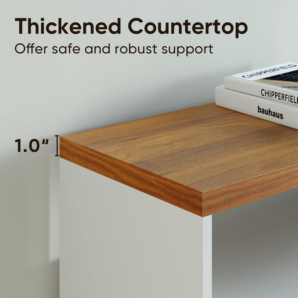 PARTPHONER Shoe Storage Cabinet with 2 Flip Drawers, Modern Hidden Shoe Stora...
