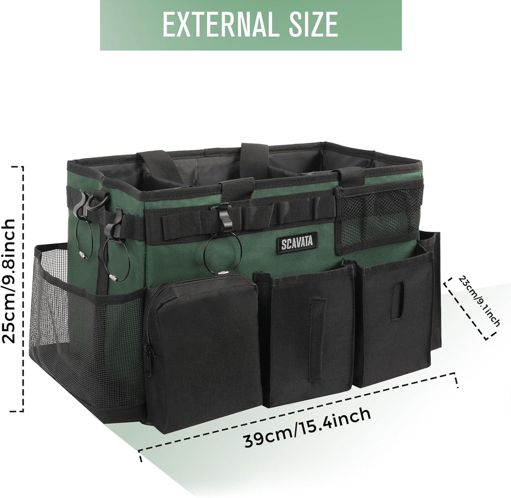 SCAVATA Wearable Cleaning Caddy Bag, Cleaning Caddy Supplies Organizer with H...