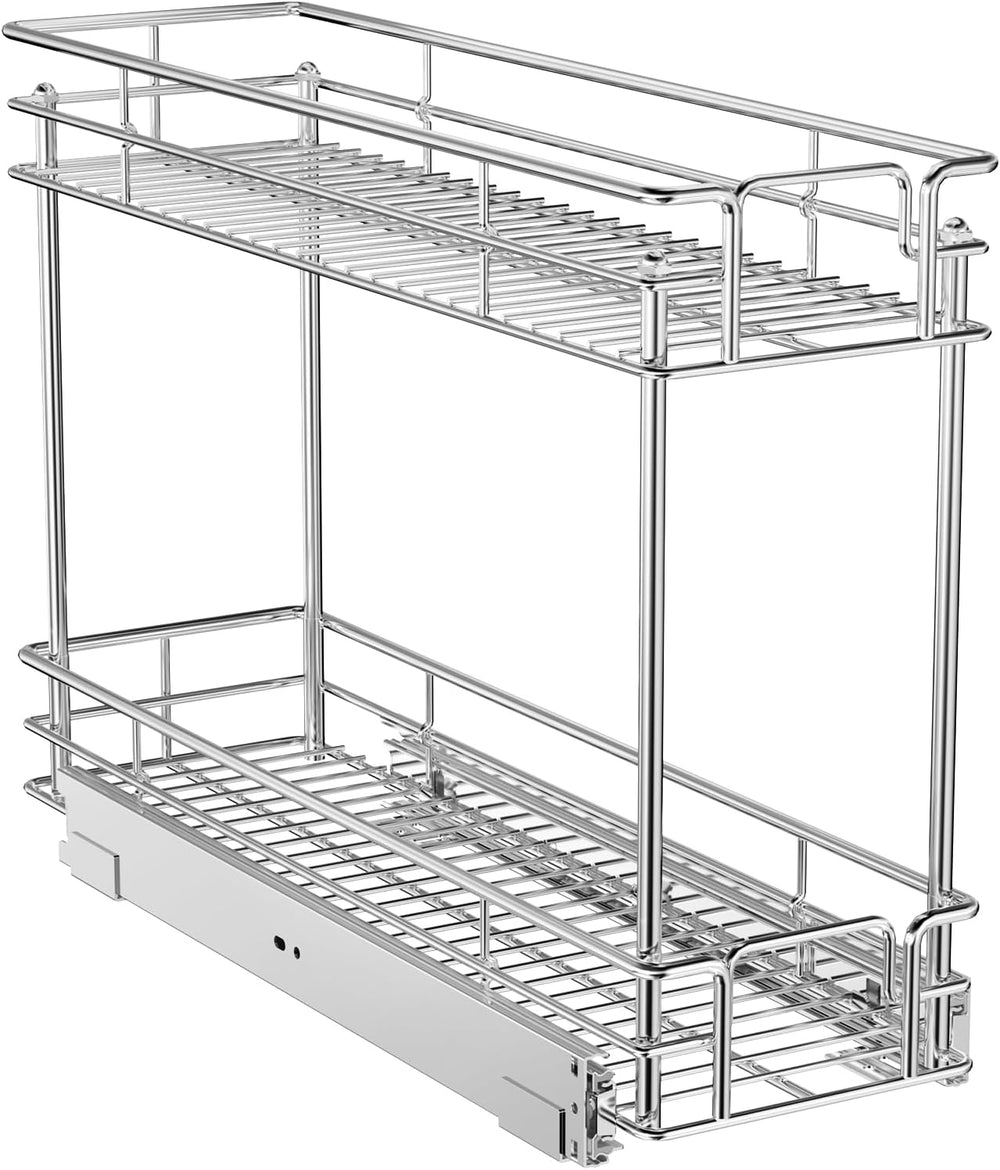 ROOMTEC Pull Out Cabinet Organizer for Narrow Cabinet (8.5" W X 21.5&quo...