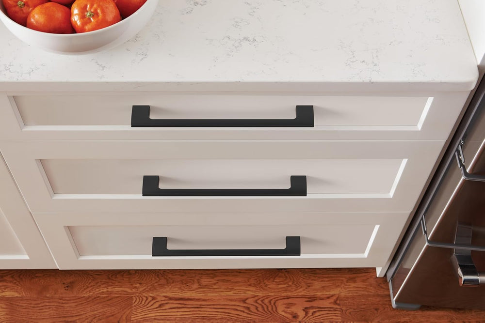Amerock 10-1/16" Riva Matte Black Drawer Pull