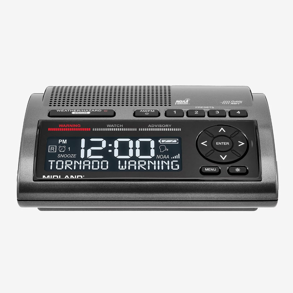 Midland - WR400 Weather Radio Deluxe - NOAA Emergency Alert Scanner – Home Us...