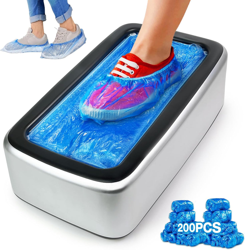 Shoe Cover Dispenser Containing 200pcs Shoe Covers Disposable Non Slip High Q...