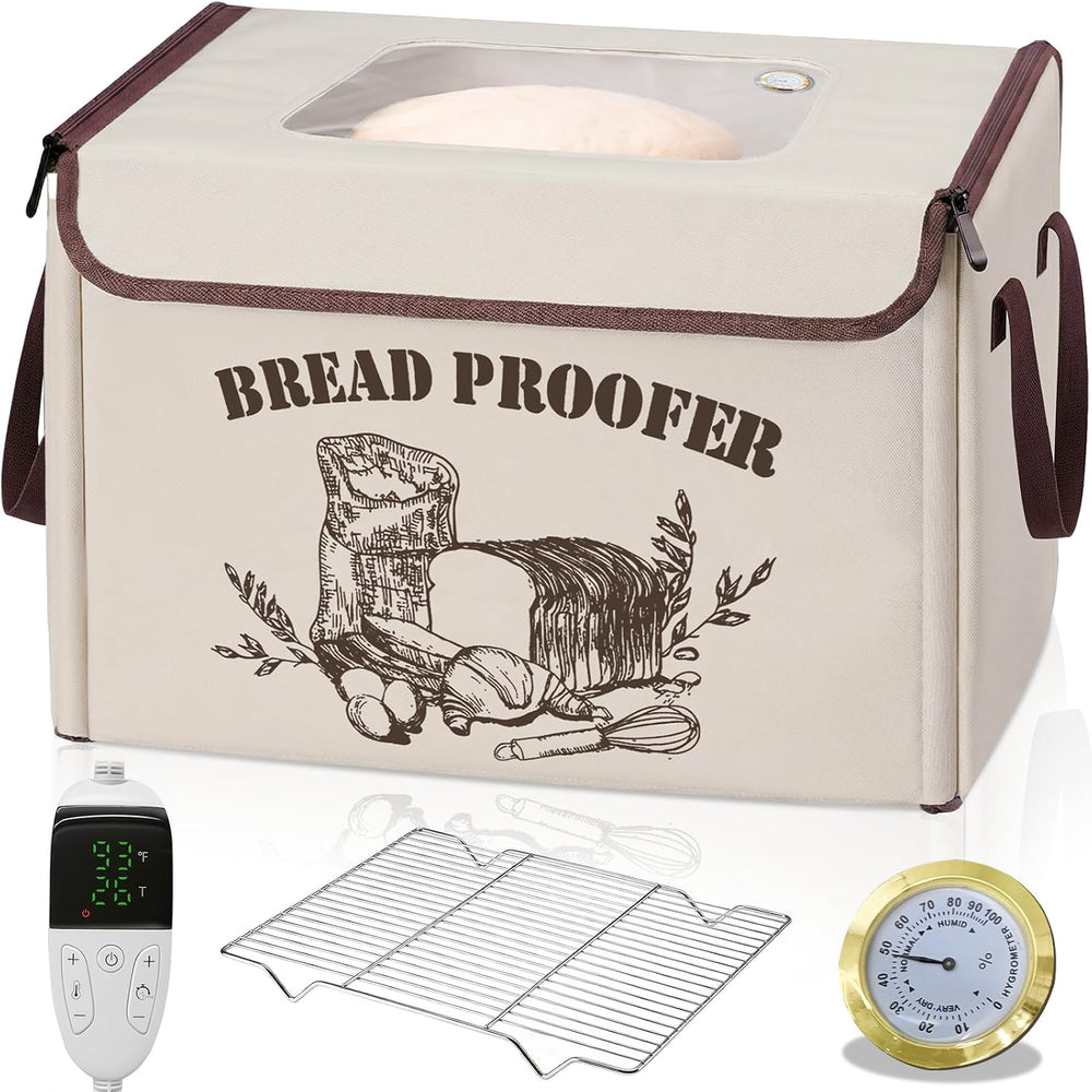 Large Folding Bread Proofing Box, Dough Proofer With 50-113℉Temp Control &amp...