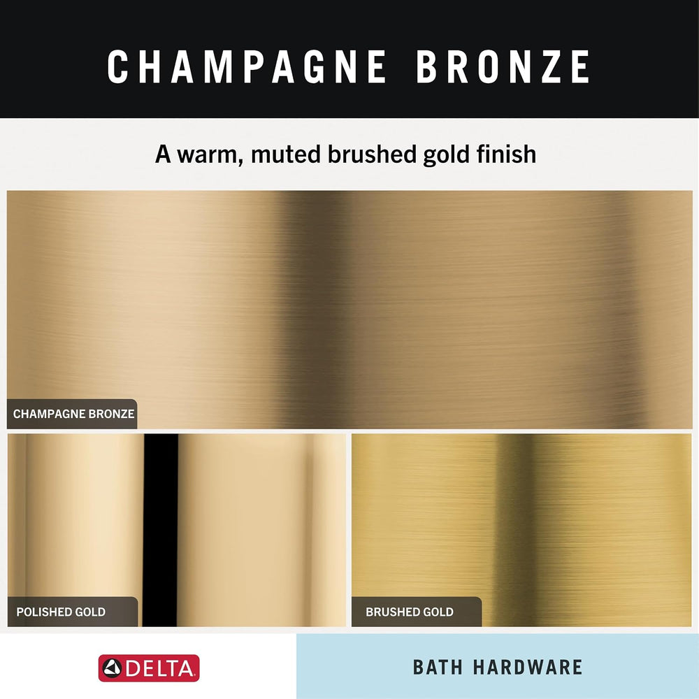 Delta Hand Towel Holder | Square Champagne Bronze Ring for Hanging Towels in ...