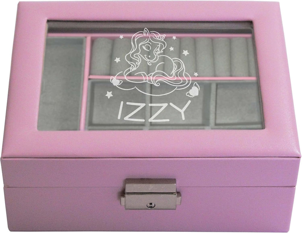 My Personal Memories Personalized Jewelry Box for Girls - Custom Engraved wit...